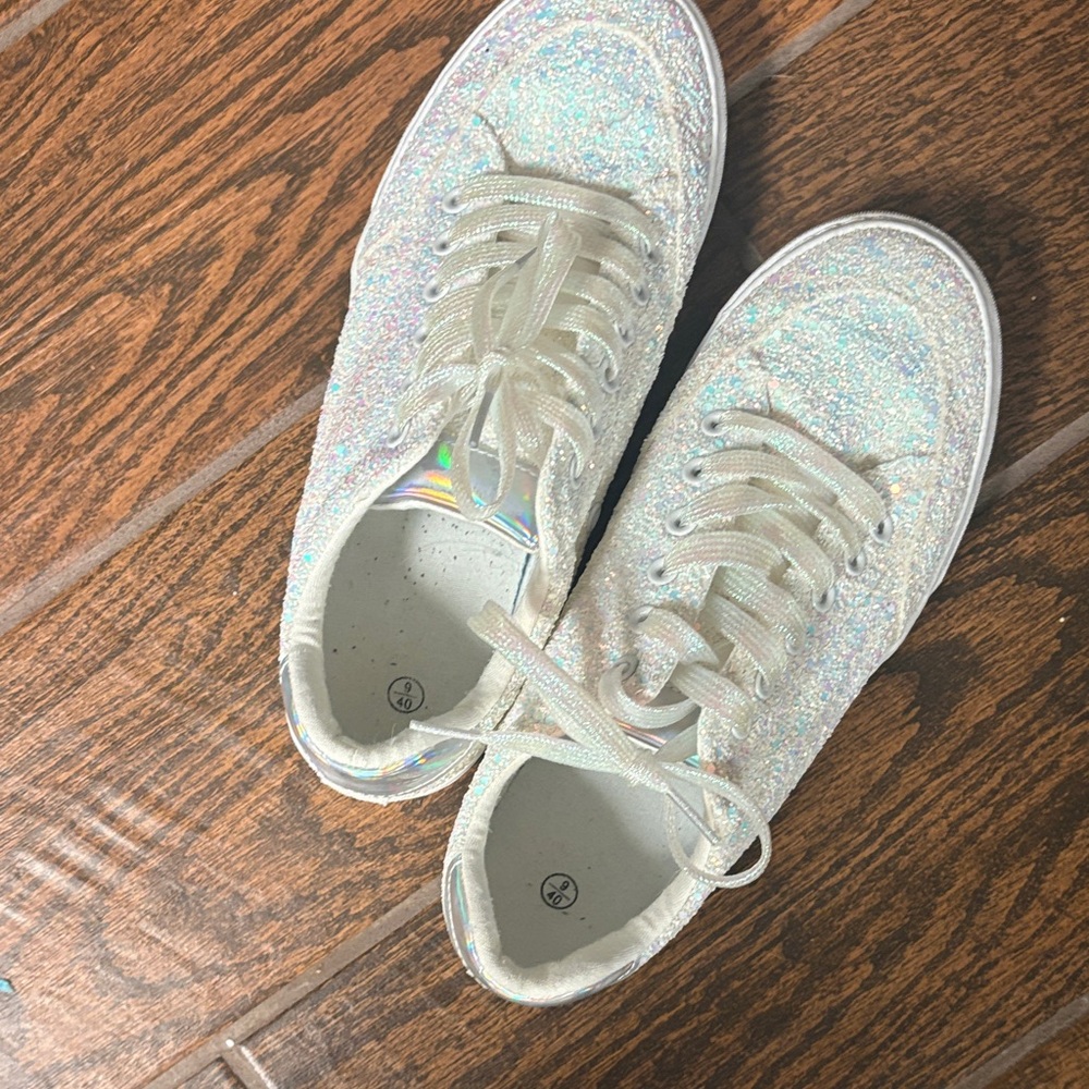 Sparkly Glitter Sneakers